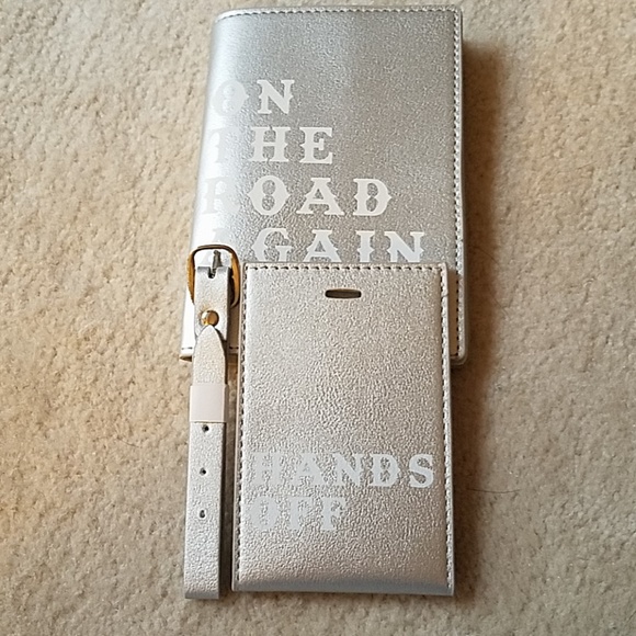 Understated Leather passport holder & luggage tag - Picture 5 of 8